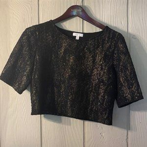 Cropped Black Sweater